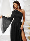 One Shoulder Split Thigh Formal Dress-SSL6093-2